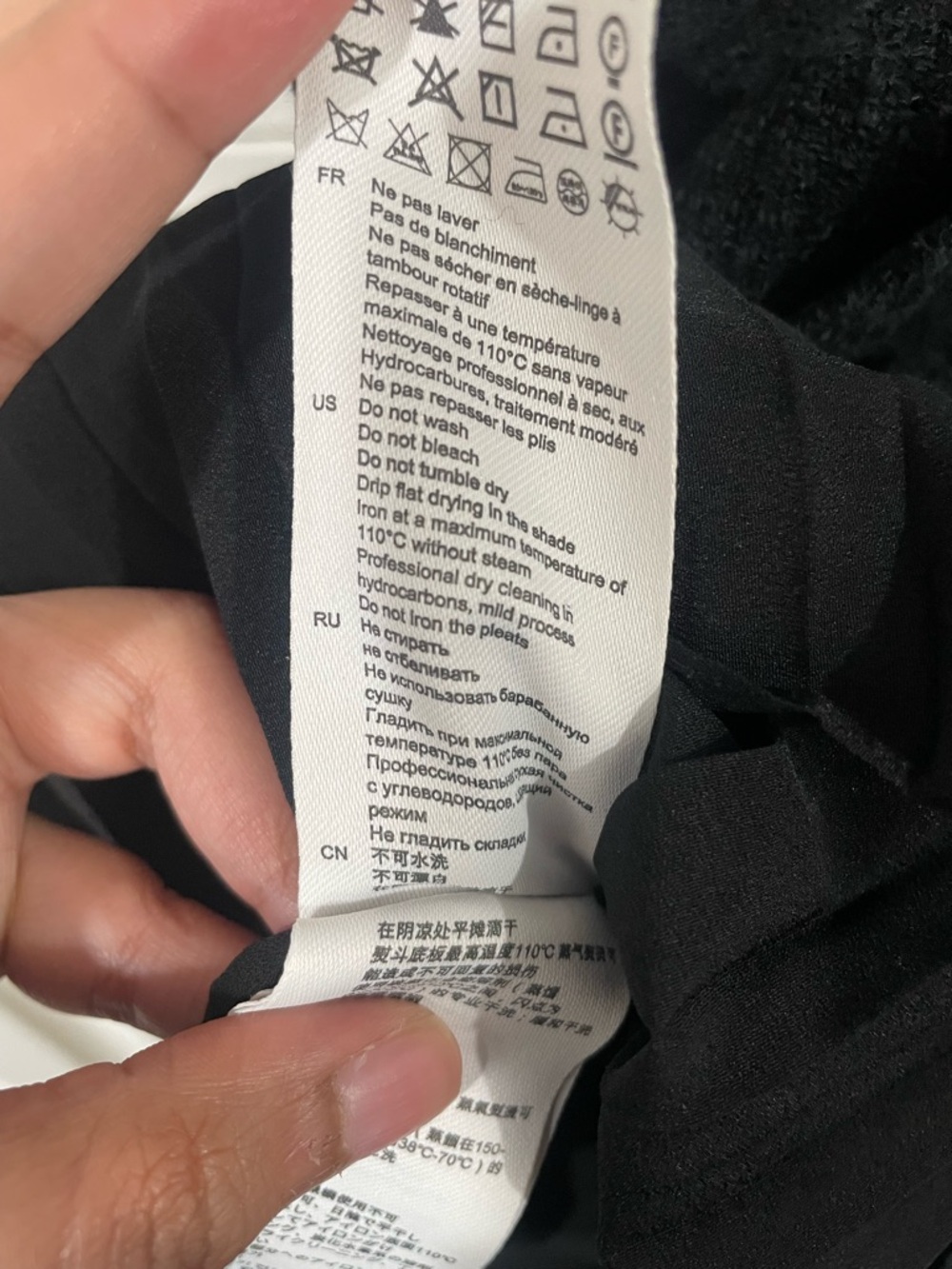 SANDRO Paris Black Sleeveless Asymmetric Button Mini Dress - Picture 11 of 13